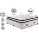 Ver imagem 2 de Cama Box Queen Colchão + Box 158x198 Molas Ensacadas Cama Inbox Relax Pillow