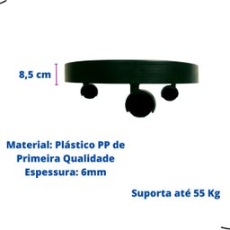 Suporte Reforçado Base Botijão De Gás Vaso Plantas Até 55kg - 3