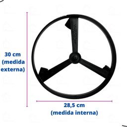 Suporte Reforçado Base Botijão De Gás Vaso Plantas Até 55kg - 2