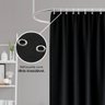 1 Cortina Box Banheiro PVC Grossa Antimofo Ilhós Pt 140x200 - 3