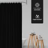 1 Cortina Box Banheiro PVC Grossa Antimofo Ilhós Pt 140x200 - 2