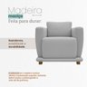 Kit 2 Poltronas Decorativas Bridge Clássica Bouclé Premium De Luxo Sala  Recepção Design Autoral - 7