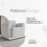 Kit 2 Poltronas Decorativas Bridge Clássica Bouclé Premium De Luxo Sala  Recepção Design Autoral - 6