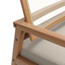 Ver imagem 5 de Poltrona Decorativa Linho 61,5cm Alves Pereira Bege Areia