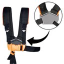 Ver imagem 4 de Cinto Duplo Cinturão Arnês Almofadado Roçadeiras Laterais