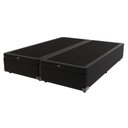 Ver imagem 1 de Cama Box com Baú King Bege de Madeira 193cm Kazamix Preto