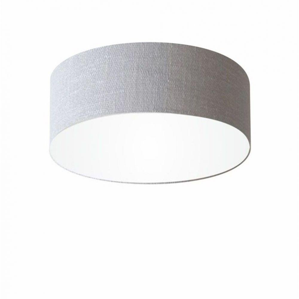 Plafon Para Sala De Tv Cilíndrico Tv-3005 Cúpula Rustico Cinza - 1