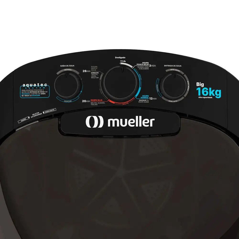 Tanquinho Mueller Big Aquat 16kg 600056004 Preto 20 - 2