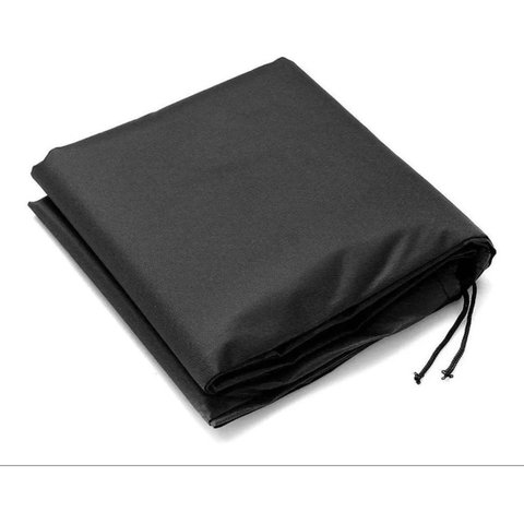 Capa Compatível Sofá em L 300x200x90 Preto Lisa