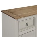 Ver imagem 4 de Balcão em Madeira com 2 Portas e 5 Gavetas Cinza Lavado