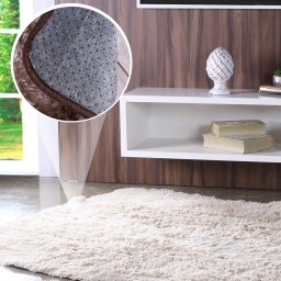 Tapete Fluffy para Sala 100% Poliester 140x200cm Marfim - 4