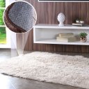 Ver imagem 5 de Tapete Fluffy para Sala 100% Poliester 140x200cm Marfim