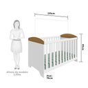 Ver imagem 5 de Quarto de Bebê com Guarda Roupa Cômoda e Berço Americano 100% MDF Ayla