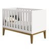 Jogo de Quarto para Bebê Classic New Branco Fosco com Madeira - Reller - 2