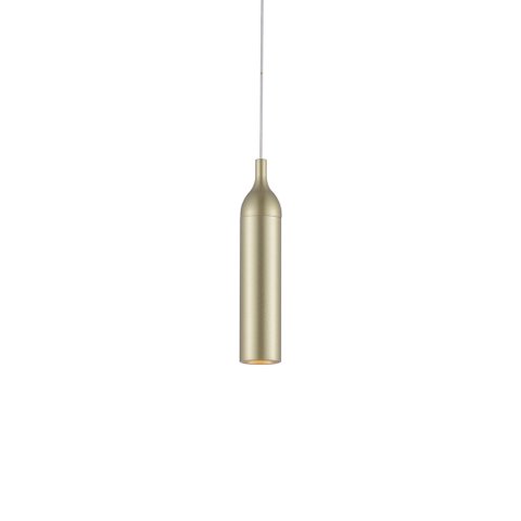 Lustre Pendente Nordecor Wisi 2680 Dourado Fosco Led Bivolt Dourado Fosco 2680