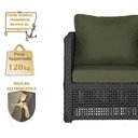 Ver imagem 4 de Mesa Centro e 2 Poltronas Madri Corda Náutica Estofado 13 Trama Original