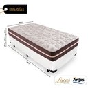 Ver imagem 2 de Cama Box Solteiro + Colchão de molas Anjos Classic Superlastic 88cm