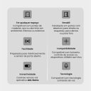 Ver imagem 5 de Fechadura Mini Smart Rx Wifi Branca Agl Mini Rx Smart Branca