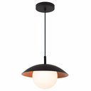 Ver imagem 1 de Lustre Pendente Anna Preto Ø270mm 1xg9