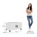 Ver imagem 3 de Caixa de Lenha Embutida com Portas N1 Branco