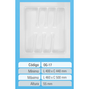 Ver imagem 3 de Organizador de Gavetas com Divisor de Talheres - Branco