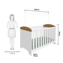 Ver imagem 4 de Quarto de Bebê com Berço Americano e Guarda Roupa 4 Portas 2 Gavetas100% MDF Ayla