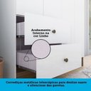 Ver mais imagens de Quarto de Bebê com Berço Americano e Guarda Roupa 4 Portas 2 Gavetas100% MDF Ayla