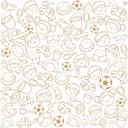 Ver imagem 1 de Papel de Parede Infantil Crianças e Brinquedos