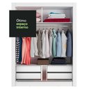 Ver mais imagens de Guarda-roupa Solteiro Madesa Dallas Plus 2 Portas de Correr com Espelho 4 Gavetas