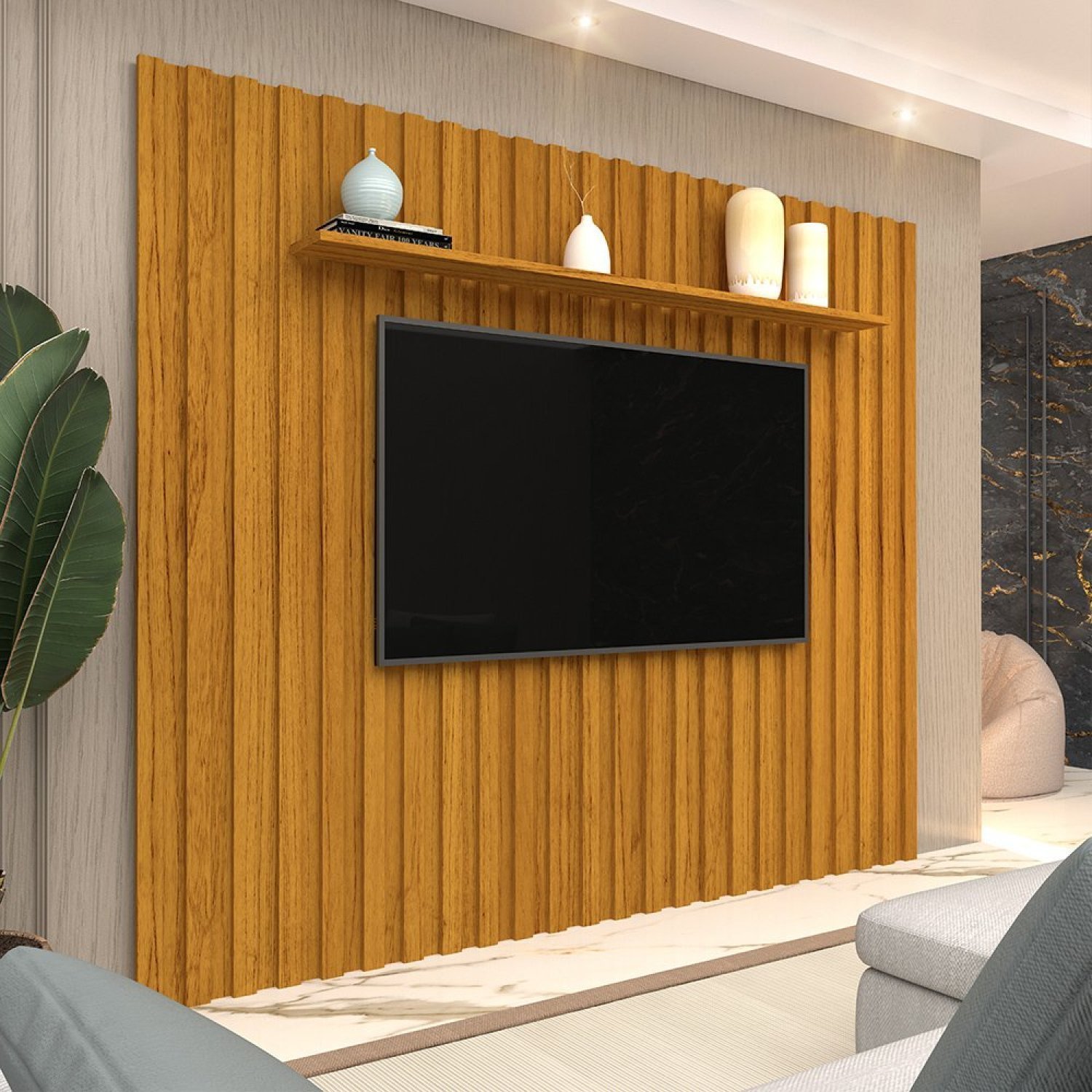 Painel para TV até 85 Polegadas Elegance 220 | MadeiraMadeira