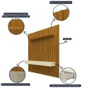 Ver imagem 4 de Estante Home Ripada para TV até 75 Polegadas 2 Gavetas Elegance 180