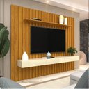 Ver imagem 1 de Estante Home Ripada para TV até 85 Polegadas 3 Gavetas Elegance 220