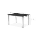 Ver imagem 3 de Conjunto Sala de Jantar Mesa Ortenia Tampo Vidro com 4 Cadeiras Dinah