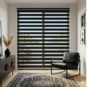 Ver imagem 1 de Persiana Zebra Double Vision 1,20x2,60 Premium - Preta