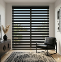 Ver imagem 1 de Persiana Zebra Double Vision 1,20x2,60 Premium - Preta