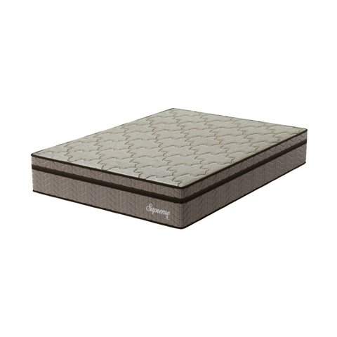 Colchão Viúva Molas Ensacadas 128CMX30CMX188CM Supreme Montreal Dourado Jacquard Amarelo