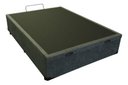 Ver imagem 1 de Base Box Baú Casal 138 X 188 Suede com Pistão Gás So1clique - Cinza