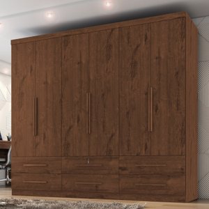 Guarda Roupa Casal 6 Portas 6 Gavetas Maximus Plus