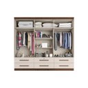 Ver imagem 3 de Guarda Roupa Casal 6 Portas 6 Gavetas Maximus Plus