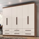 Ver imagem 1 de Guarda Roupa Casal 6 Portas 6 Gavetas Maximus Plus