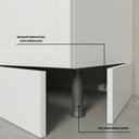 Ver imagem 6 de Cozinha Modulada Olivia 2 Peças com Balcão de 120cm para Pia Poliman Móveis
