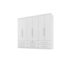 Ver imagem 2 de Guarda Roupa Casal 6 Portas 6 Gavetas Maximus Plus