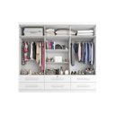 Ver imagem 4 de Guarda Roupa Casal Maximus Plus 6 Portas de Bater 6 Gavetas Branco/Absoluto