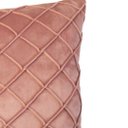 Ver imagem 3 de Capa de Almofada Drapeada em Camurça Rosa Almofadas Estilo