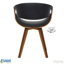 Ver imagem 4 de Cadeira Giratória Munique Preta - Fratini