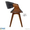 Ver imagem 3 de Cadeira Giratória Munique Preta - Fratini