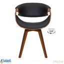 Ver imagem 2 de Cadeira Giratória Munique Preta - Fratini