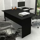 Ver imagem 1 de Mesa Escrivaninha em L 160cm X 60cm Pés Painel F5 Office