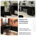 Ver imagem 5 de Mesa Escrivaninha em L 160cm X 60cm Pés Painel F5 Office