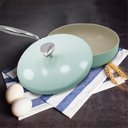 Ver imagem 1 de Jogo de Panelas Antiaderente Cerâmica Cuisine Retrô Verde